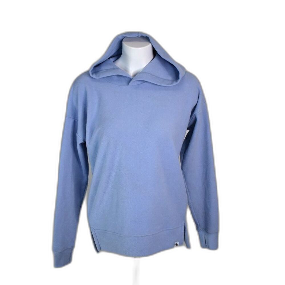 Abercrombie Kids Active Fleece Hoodie Periwinkle Blue Purple Girls 15/16